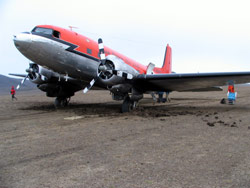 Plane in Mud